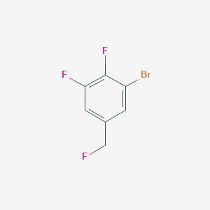 1-Bromo-2,3-difluoro-5-(fluoromethyl)benzene