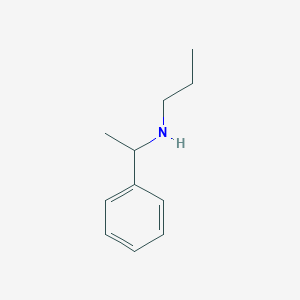 molecular formula C11H17N B3017752 N-(1-phenylethyl)propan-1-amine CAS No. 66896-60-4