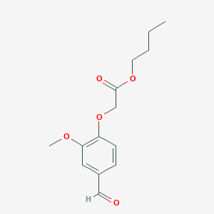 butyl 2-(4-formyl-2-methoxyphenoxy)acetate