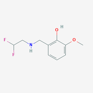 2-{[(2,2-Difluoroethyl)amino]methyl}-6-methoxyphenol