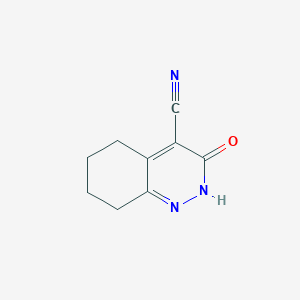 molecular formula C9H9N3O B3017775 3-Hydroxy-5,6,7,8-tetrahydrocinnoline-4-carbonitrile CAS No. 99358-47-1