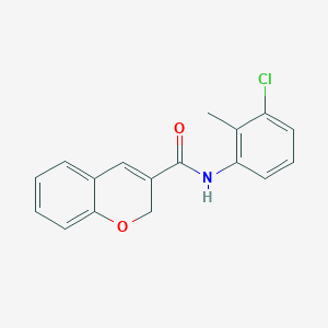 molecular formula C17H14ClNO2 B3017788 N-(3-chloro-2-methylphenyl)-2H-chromene-3-carboxamide CAS No. 338761-02-7