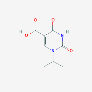 molecular formula C8H10N2O4 B3017795 2,4-Dioxo-1-propan-2-ylpyrimidine-5-carboxylic acid CAS No. 773098-83-2