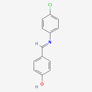 molecular formula C13H10ClNO B3017816 alpha-(4-Chlorophenylimino)-P-cresol CAS No. 3369-35-5