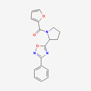 5-[1-(2-Furoyl)pyrrolidin-2-yl]-3-phenyl-1,2,4-oxadiazole