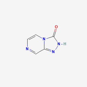 molecular formula C5H4N4O B3017856 [1,2,4]Triazolo[4,3-a]pyrazin-3(2H)-one CAS No. 53975-75-0