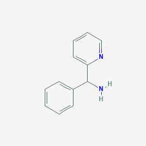 molecular formula C12H12N2 B3017863 Phenyl(pyridin-2-yl)methanamine CAS No. 39930-11-5; 59575-91-6
