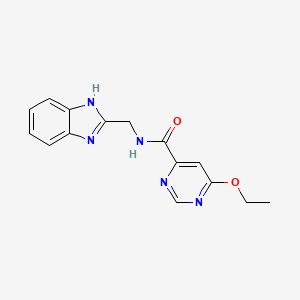 N-((1H-benzo[d]imidazol-2-yl)methyl)-6-ethoxypyrimidine-4-carboxamide