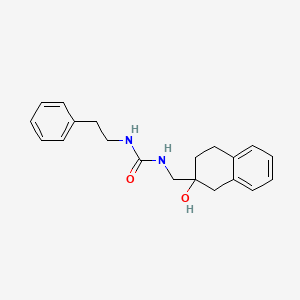 1-((2-Hydroxy-1,2,3,4-tetrahydronaphthalen-2-yl)methyl)-3-phenethylurea
