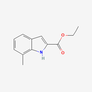 molecular formula C12H13NO2 B3017912 Ethyl 7-methyl-1H-indole-2-carboxylate CAS No. 70761-93-2