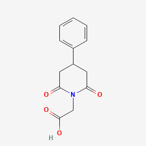 (2,6-Dioxo-4-phenyl-piperidin-1-yl)-acetic acid