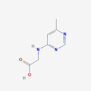 molecular formula C7H9N3O2 B3017934 2-[(6-methylpyrimidin-4-yl)amino]acetic Acid CAS No. 51163-63-4