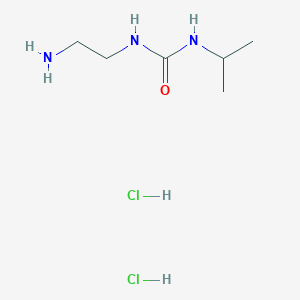 molecular formula C6H17Cl2N3O B3017945 1-(2-Aminoethyl)-3-isopropylurea dihydrochloride CAS No. 2172475-78-2