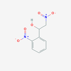 molecular formula C8H8N2O5 B3017951 2-Nitro-1-(2-nitrophenyl)ethanol CAS No. 18731-43-6