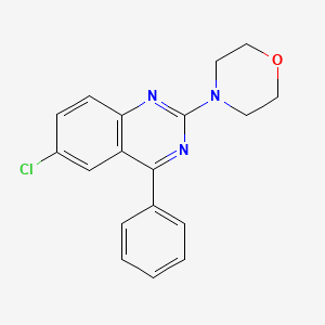 4-(6-Chloro-4-phenylquinazolin-2-yl)morpholine