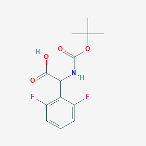 2-{[(Tert-butoxy)carbonyl]amino}-2-(2,6-difluorophenyl)acetic acid
