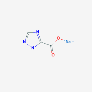 molecular formula C4H4N3NaO2 B3017967 sodium 1-methyl-1H-1,2,4-triazole-5-carboxylate CAS No. 2044927-20-8