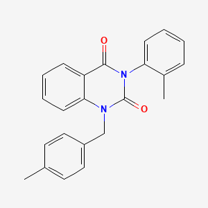 1-(4-methylbenzyl)-3-(2-methylphenyl)quinazoline-2,4(1H,3H)-dione