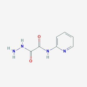 molecular formula C7H8N4O2 B3017997 1-(肼基羰基)-N-(吡啶-2-基)甲酰胺 CAS No. 53117-32-1