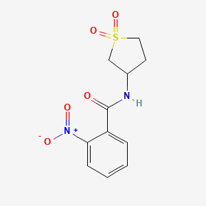 N-(1,1-dioxidotetrahydrothiophen-3-yl)-2-nitrobenzamide