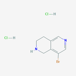 molecular formula C8H11BrCl2N2 B3018005 8-Bromo-1,2,3,4-tetrahydro-2,6-naphthyridine dihydrochloride CAS No. 2055840-70-3