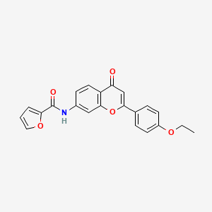 N-(2-(4-ethoxyphenyl)-4-oxo-4H-chromen-7-yl)furan-2-carboxamide