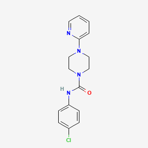 N-(4-chlorophenyl)-4-(pyridin-2-yl)piperazine-1-carboxamide