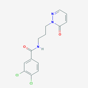 3,4-dichloro-N-(3-(6-oxopyridazin-1(6H)-yl)propyl)benzamide