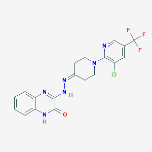 3-(2-{1-[3-chloro-5-(trifluoromethyl)-2-pyridinyl]-4-piperidinylidene}hydrazino)-2(1H)-quinoxalinone