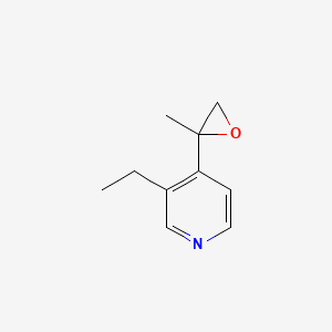 3-Ethyl-4-(2-methyloxiran-2-yl)pyridine