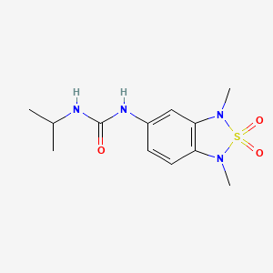 1-(1,3-Dimethyl-2,2-dioxido-1,3-dihydrobenzo[c][1,2,5]thiadiazol-5-yl)-3-isopropylurea