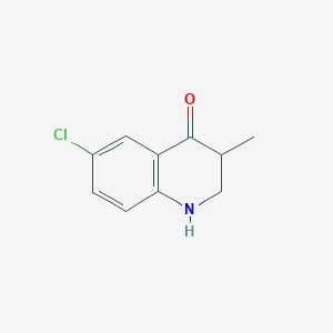 molecular formula C10H10ClNO B3018148 6-Chloro-3-methyl-2,3-dihydro-1H-quinolin-4-one CAS No. 1368510-46-6