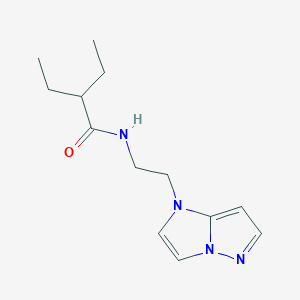 N-(2-(1H-imidazo[1,2-b]pyrazol-1-yl)ethyl)-2-ethylbutanamide