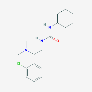 molecular formula C17H26ClN3O B3018220 1-(2-(2-Chlorophenyl)-2-(dimethylamino)ethyl)-3-cyclohexylurea CAS No. 1207033-41-7