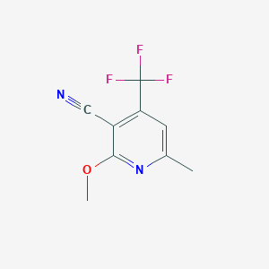 2-Methoxy-6-methyl-4-(trifluoromethyl)pyridine-3-carbonitrile