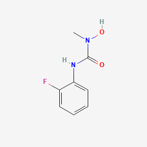 molecular formula C8H9FN2O2 B3018292 N'-(2-fluorophenyl)-N-hydroxy-N-methylurea CAS No. 56935-02-5