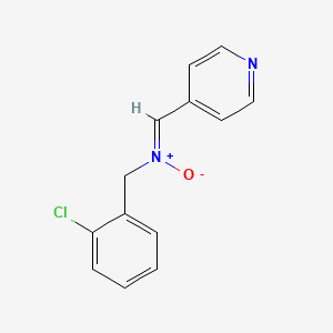 molecular formula C13H11ClN2O B3018334 (2-chlorobenzyl)[(Z)-4-pyridinylmethylidene]ammoniumolate CAS No. 939893-24-0