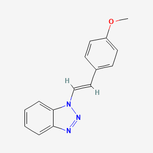 1-[(E)-2-(4-Methoxyphenyl)ethenyl]-1H-1,2,3-benzotriazole