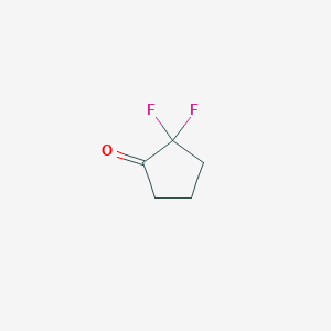 molecular formula C5H6F2O B3018362 2,2-Difluorocyclopentan-1-one CAS No. 2167972-33-8