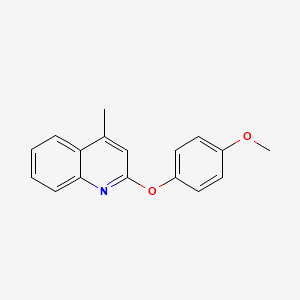 2-(4-Methoxyphenoxy)-4-methylquinoline