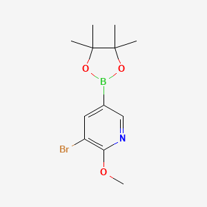 3-Bromo-2-methoxypyridine-5-boronic acid pinacol ester