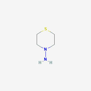 molecular formula C4H10N2S B3018405 Thiomorpholin-4-amine CAS No. 5997-01-3