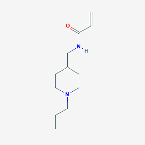 molecular formula C12H22N2O B3018412 N-[(1-propylpiperidin-4-yl)methyl]prop-2-enamide CAS No. 2094750-15-7