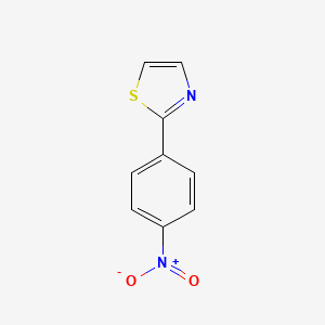 molecular formula C9H6N2O2S B3018450 2-(4-硝基苯基)噻唑 CAS No. 3704-41-4