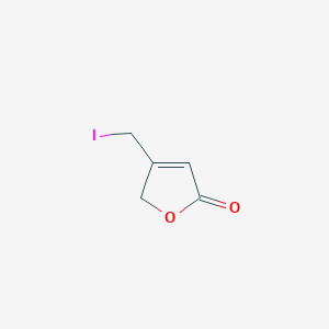 molecular formula C5H5IO2 B3018458 4-(Iodomethyl)-2,5-dihydrofuran-2-one CAS No. 488800-29-9