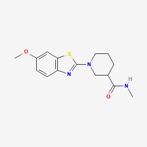 1-(6-methoxybenzo[d]thiazol-2-yl)-N-methylpiperidine-3-carboxamide
