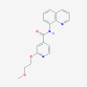 2-(2-methoxyethoxy)-N-(quinolin-8-yl)isonicotinamide