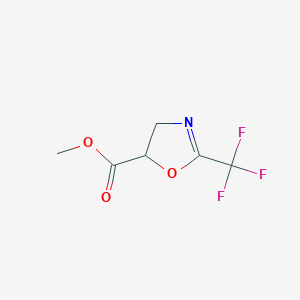 Methyl 2-(trifluoromethyl)-4,5-dihydro-1,3-oxazole-5-carboxylate