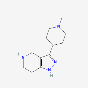3-(1-Methylpiperidin-4-yl)-4,5,6,7-tetrahydro-1H-pyrazolo[4,3-c]pyridine