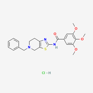 N-(5-benzyl-4,5,6,7-tetrahydrothiazolo[5,4-c]pyridin-2-yl)-3,4,5-trimethoxybenzamide hydrochloride
